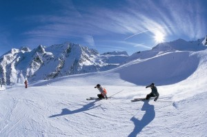 skifahrer piste unter 5mb