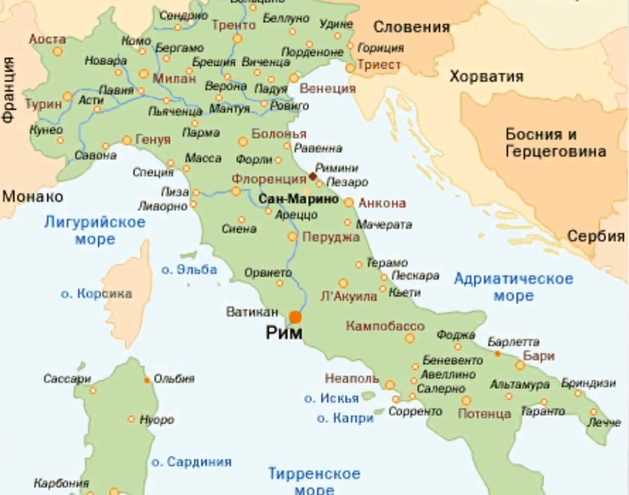 Скалея италия карта