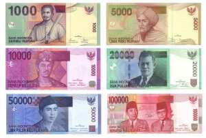 Деньги на Бали, индонезийские рупии