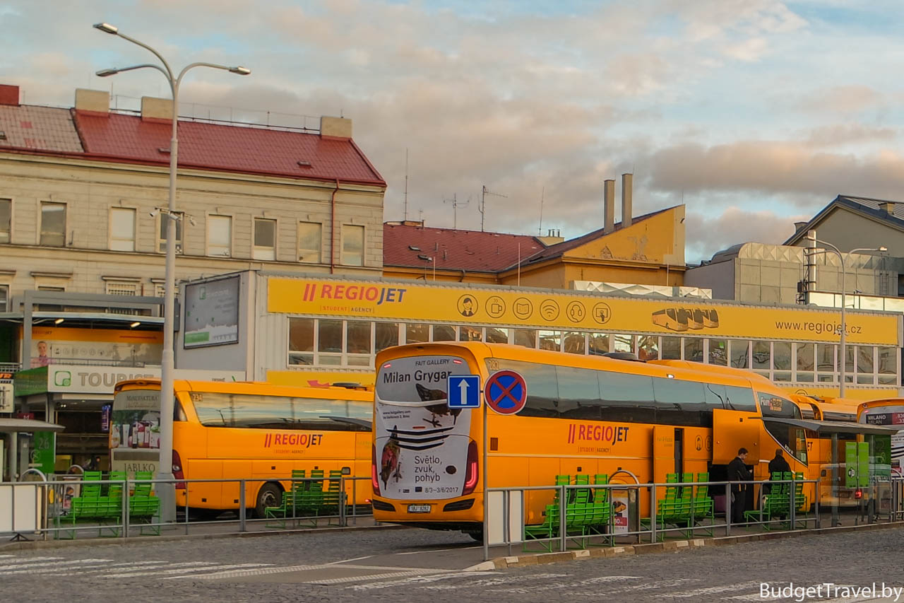 Автобус в аэропорт Праги