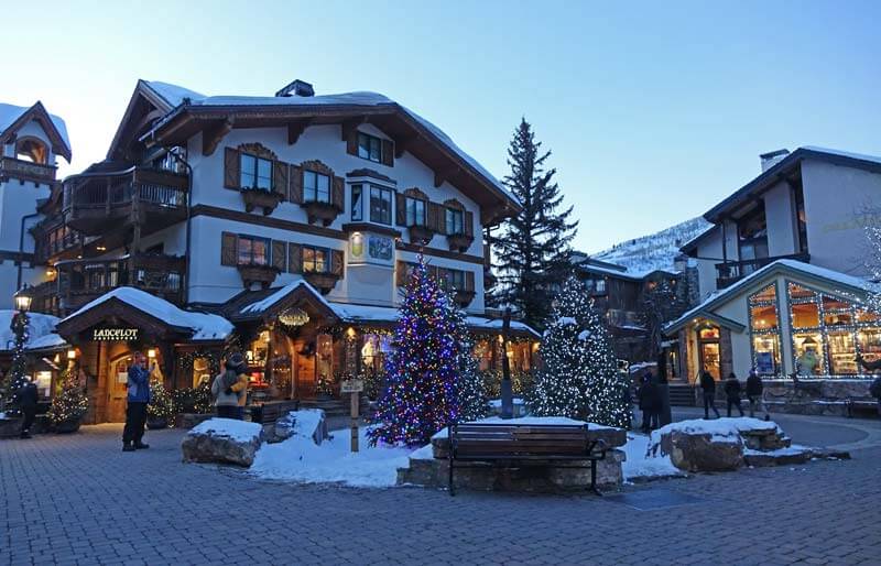 Best Time to Ski in 2019-2020 - Vail Village at Christmas