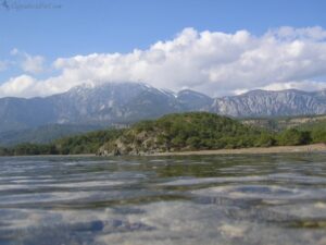 Бухта античного Фазелиса в январе