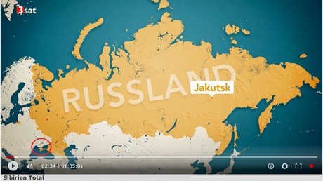 German broadcaster publishes map showing Crimea as part of Russia
