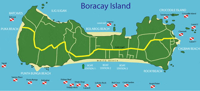 boracay map