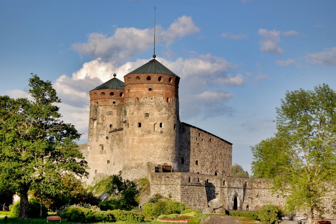 Замок Олавинлинна в Савонлинне
