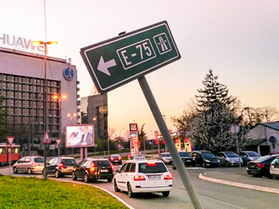E-75 одна из главных магистралей Сербии, проходящая с севера до юга страны