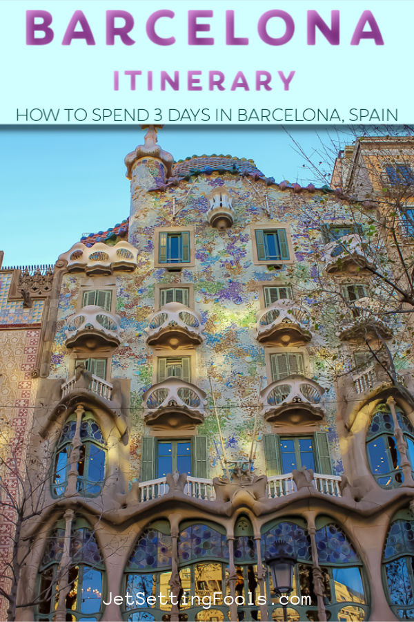 Barcelona Itinerary by JetSettingFools.com