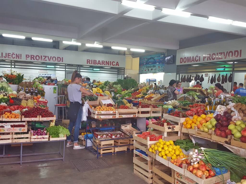 Рынок в Будве