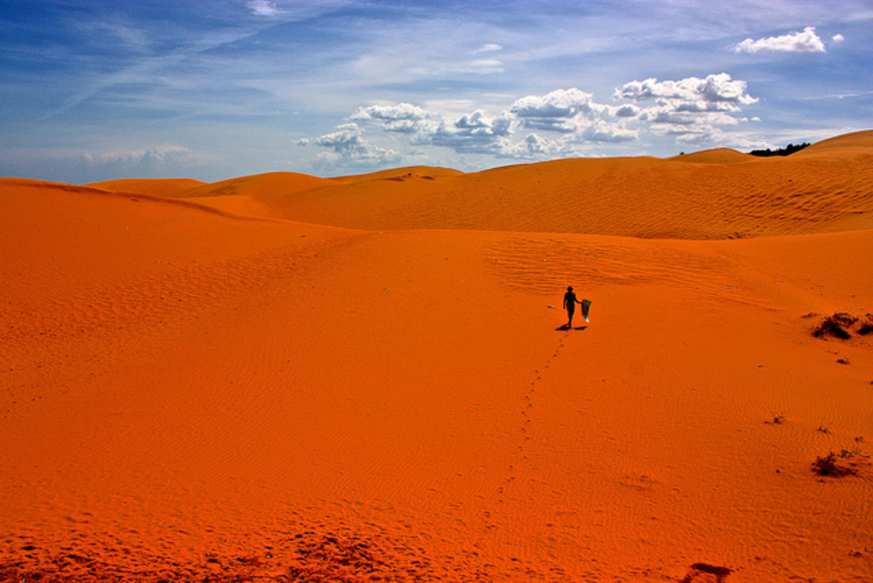 Фото: красные дюны