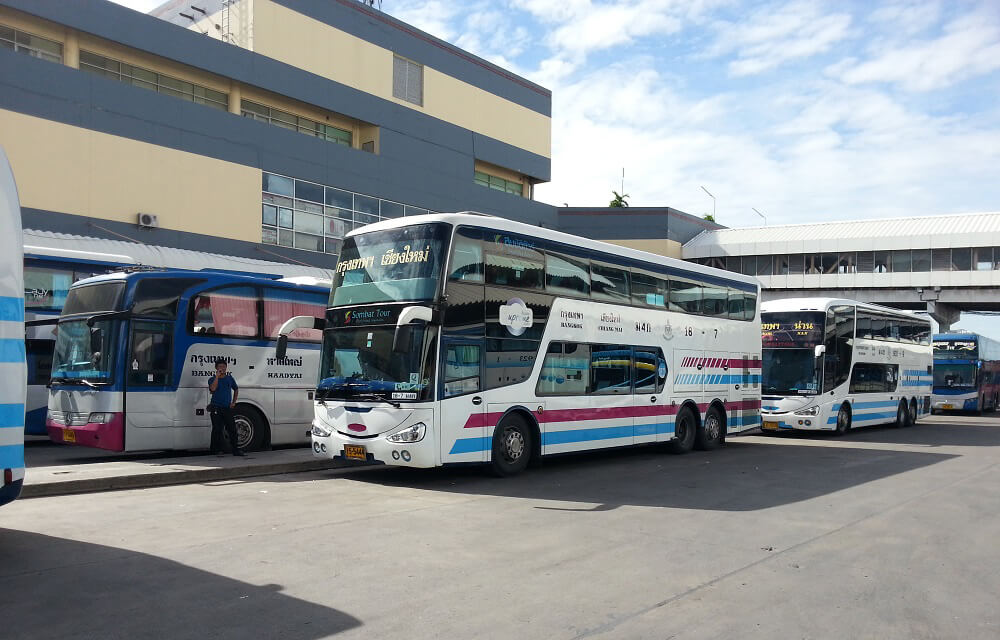 На автобусе с Автовокзала Бангкока