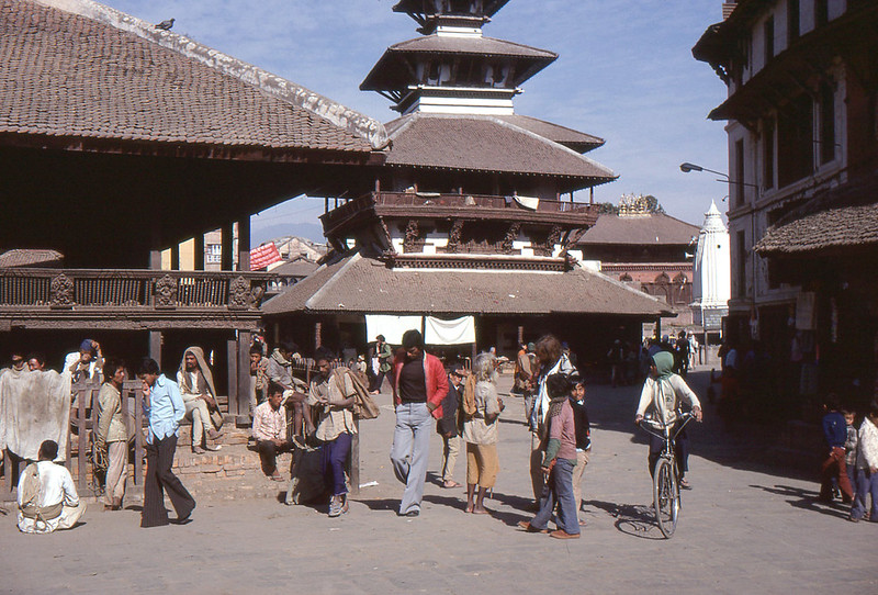 1978 Kathmandu temple in Durbar Square