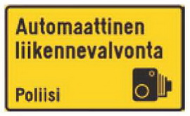 Правила дорожного движения Финляндии, дорожная видеокамера
