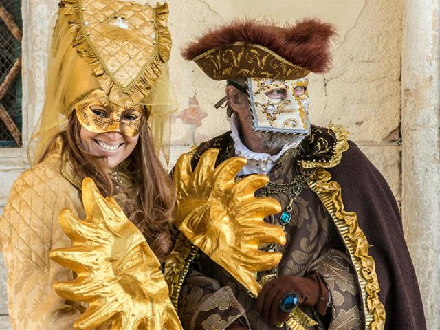 Costume At The Venice Carnival
