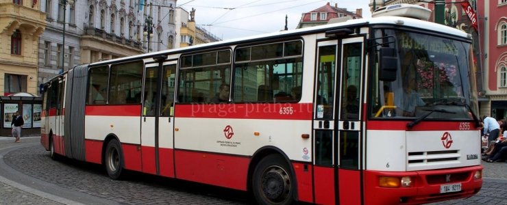 Городские автобусы в Праге