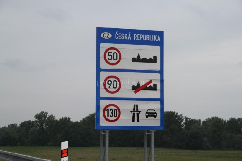 лимит скорости Чехии