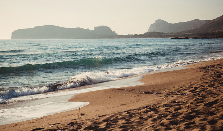 Лучшие песчаные пляжи Крита.