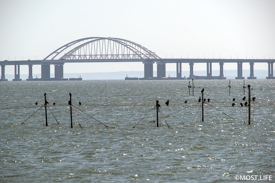 Крымский мост великолепен. Фото: Инфоцентр Крымский мост 