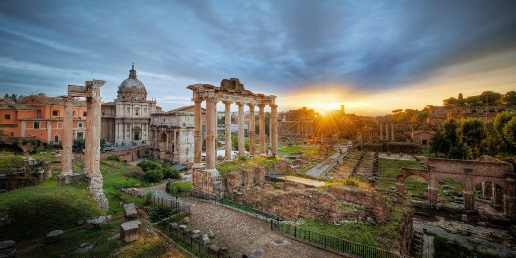 Римский форум на закате