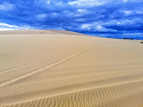 Белые песчаные дюны