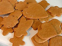 Freshly baked gingerbread - Christmas 2004.jpg