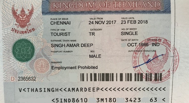 Thailand visa requirement