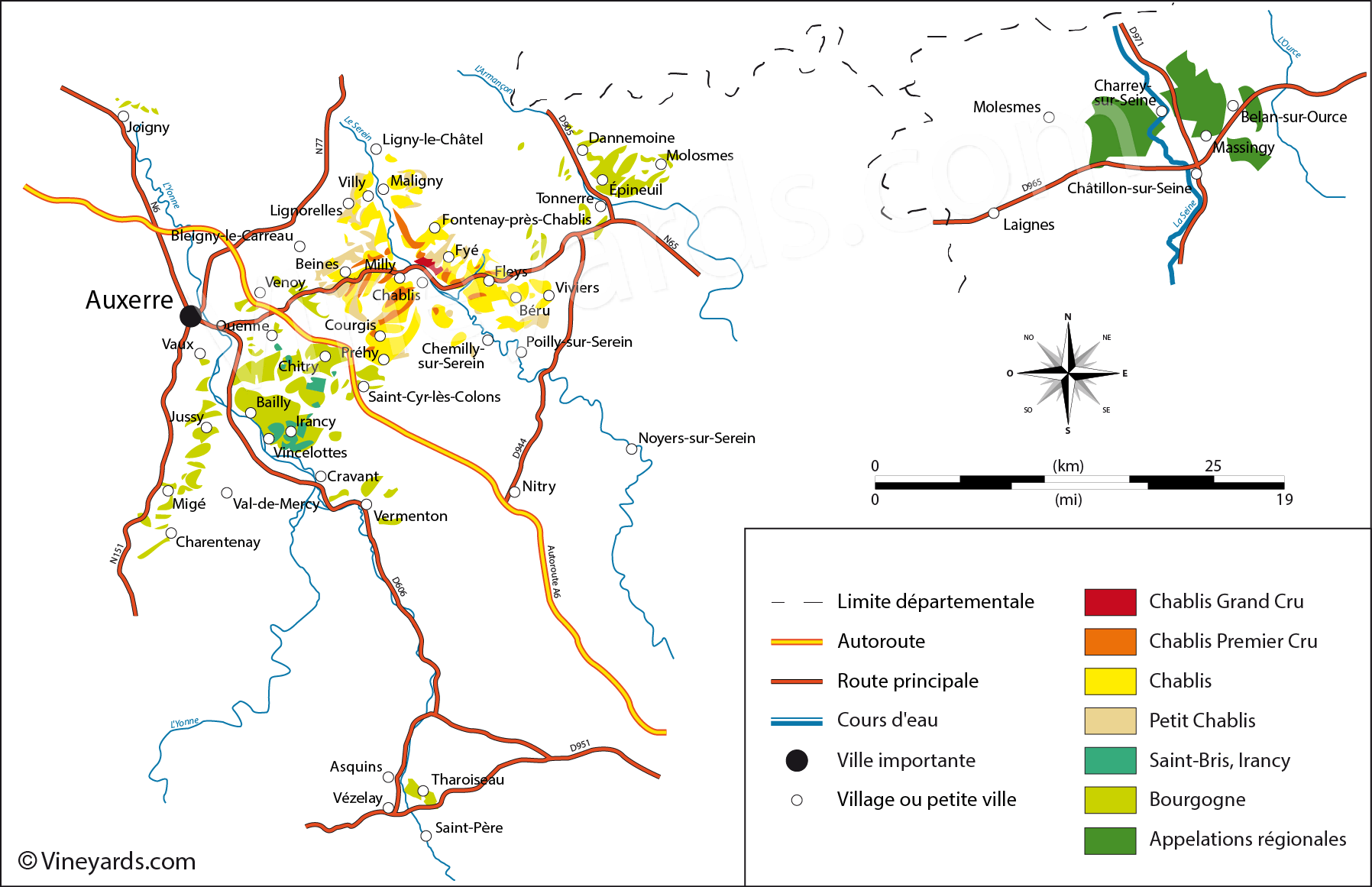 Wine Regions in Chablis Chatillonais
