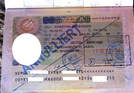 польская шенгенская виза