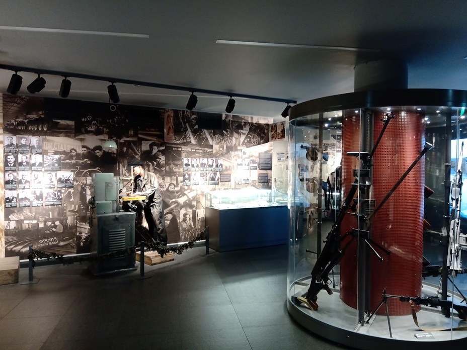 ​Фрагмент экспозиции, рассказывающей о советском тыле в годы войны - Главный военно-исторический музей Беларуси 