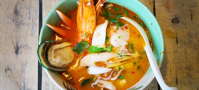 суп том ям с морепродуктами рецепт