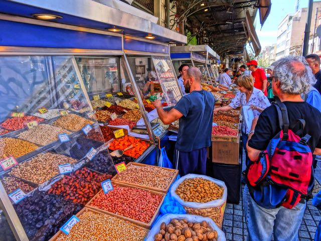 Greek nut shops