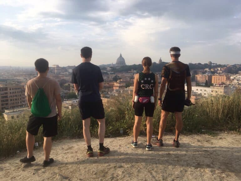 Running in Rome: scenic running route