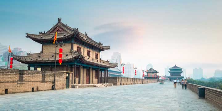 Xian ancient city wall