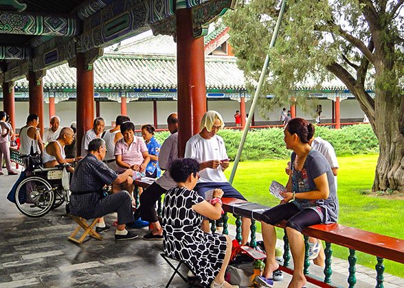 Natives in Temple of Heaven