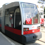 Front of a tram