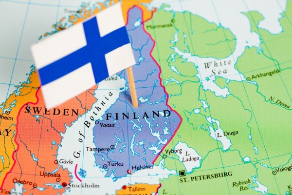 Финляндия на карте