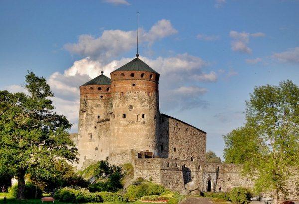 Крепость Олафсборг в Финляндии
